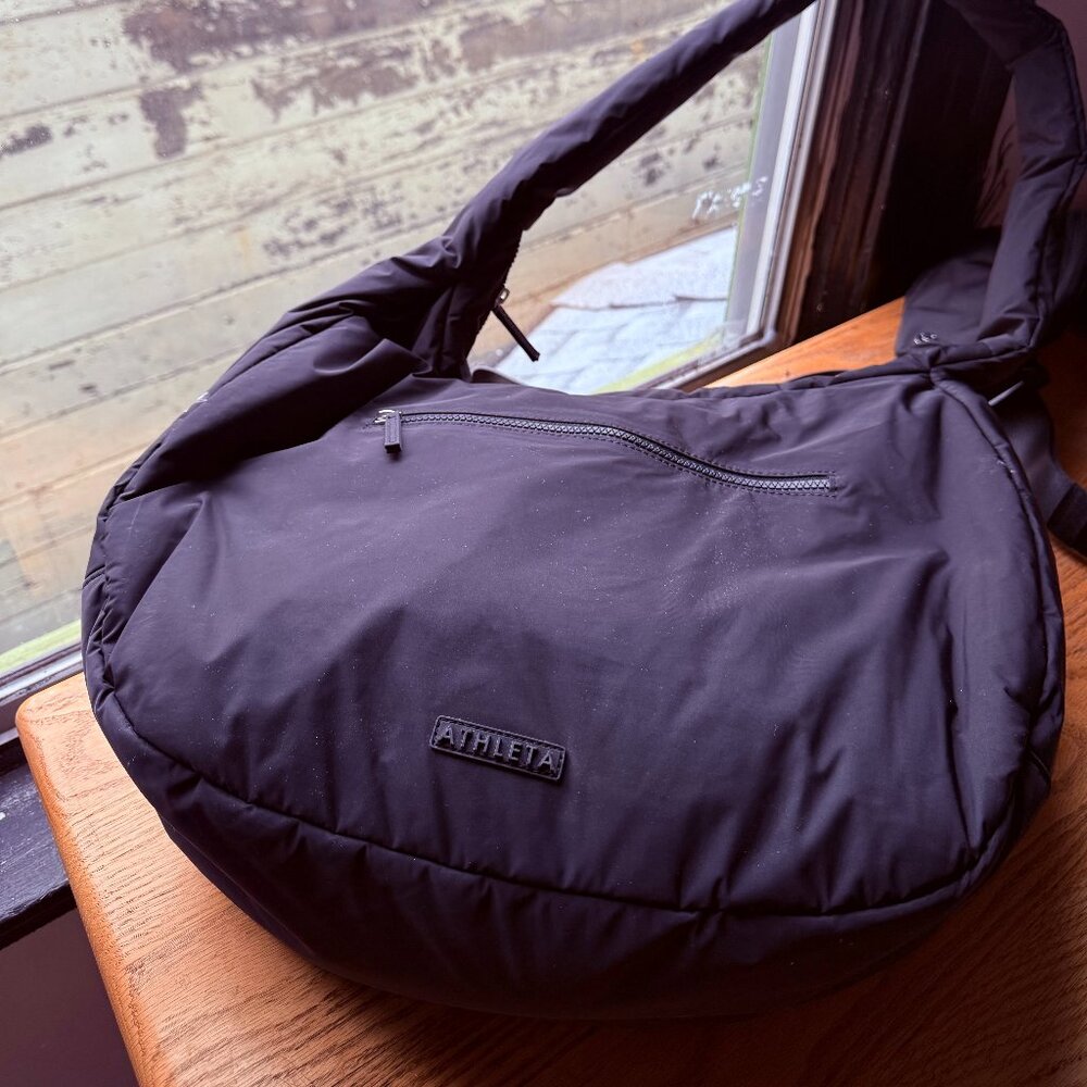 Athleta Black Sling / Crossbody Bag